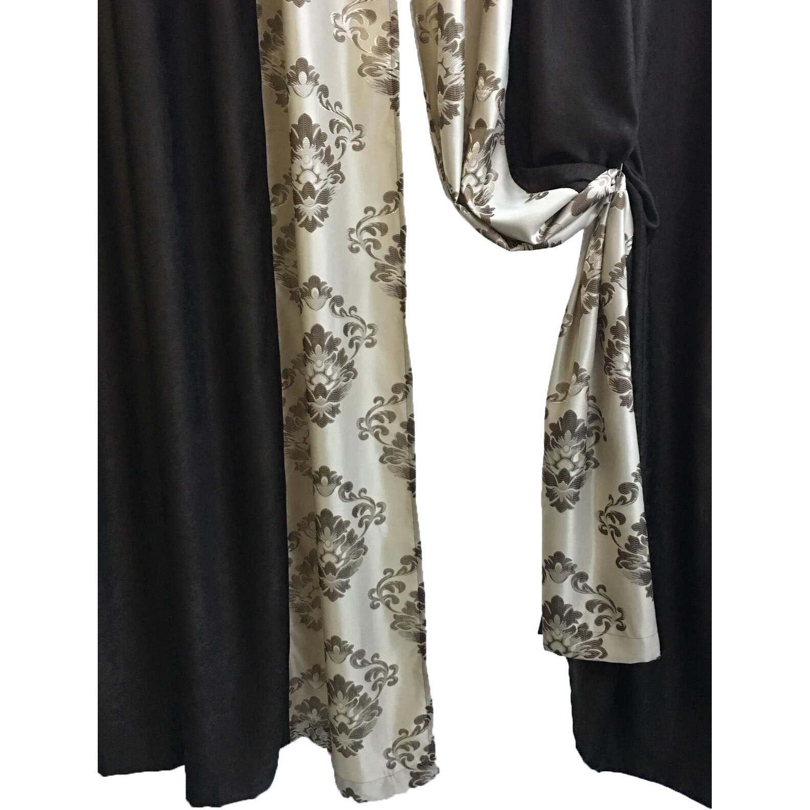 Set draperie bicolor 140x245x2 cu rejansa by Liz Line - DP24