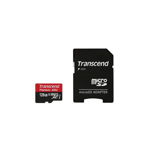 Card Memorie Transcend Microsdxc 128gb Class 10, Uhs1 + Adaptor