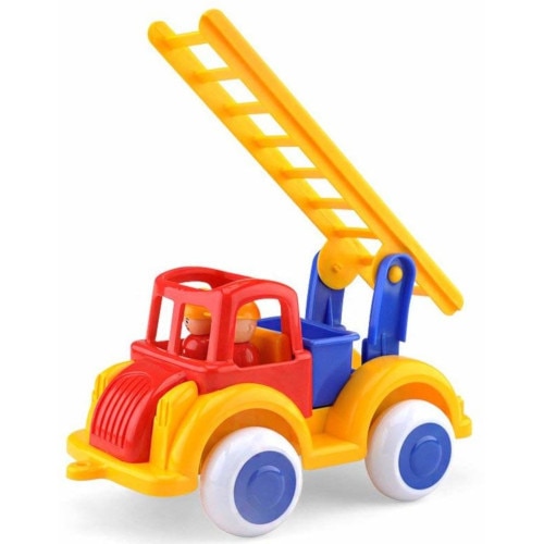 Masina VikingToys Pompieri cu 2 Figurine Jumbo