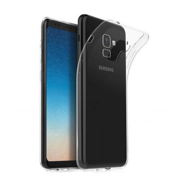 Силиконов прозрачен калъф гръб кейс MBX - Samsung A530F Galaxy A8 (2018), Прозрачен