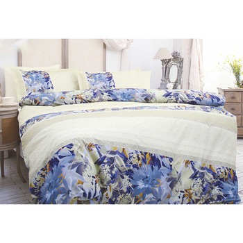 Lenjerie pat bumbac, ranforce, 3 piese, 1 pers. 180x260 cm, MARLIS Lenjerie pat bumbac, ranforce, 3 piese, 1 pers. 180x260 cm, MARLIS