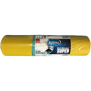 Saci menajeri Sano Optima Super 240L, 10buc galbeni