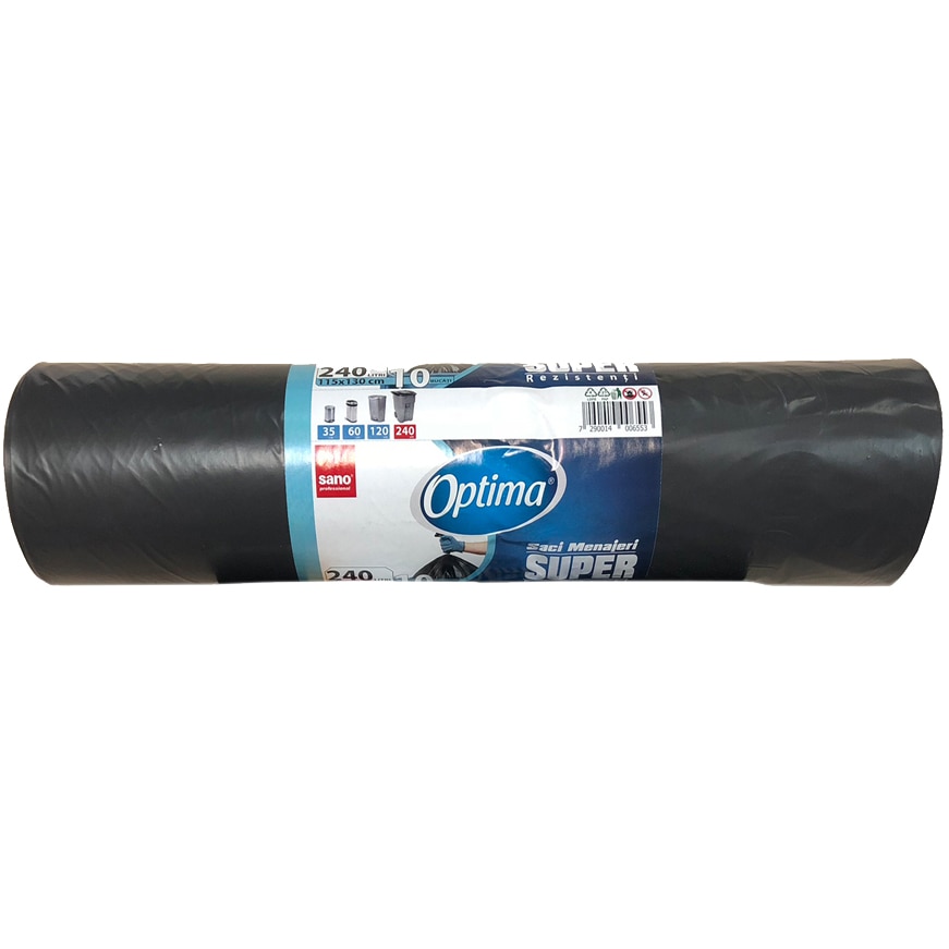 Saci menajeri Sano Optima Super 240L, 10buc negri