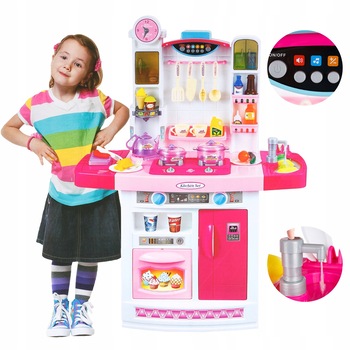 Bucatarie completa, multifunctionala premium pentru copii cu lumini si sunete  Bucatarie completa, multifunctionala premium pentru copii cu lumini si sunete