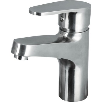 Baterie pentru lavoar Aquafeast 140508, Inox, Mat Baterie pentru lavoar Aquafeast 140508, Inox, Mat