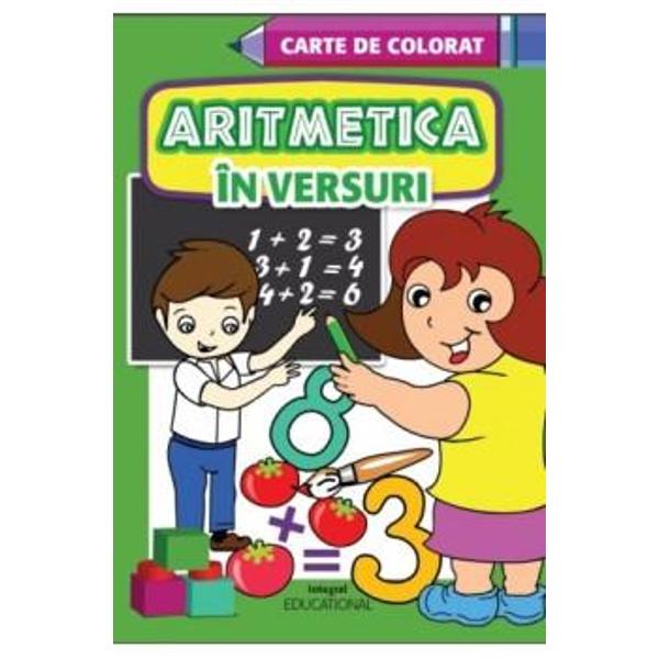 Aritmetica in versuri - Carte de colorat