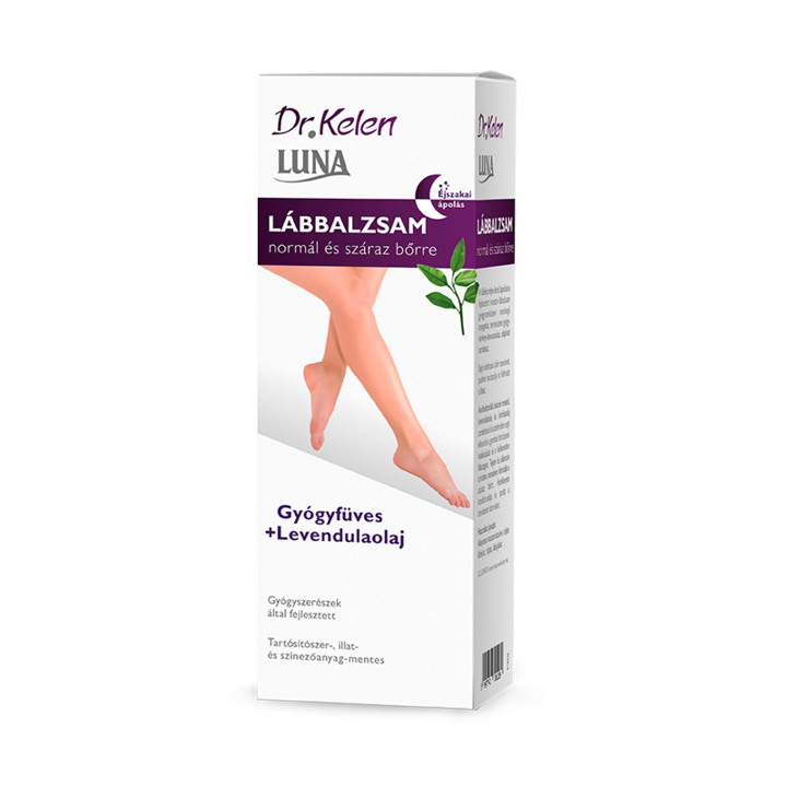 Balsam pentru calcaie, cu plante medicinale, lavanda si mentol, ingrijeste, protejeaza si hidrateaza pielea, DrKelen, 100 ml