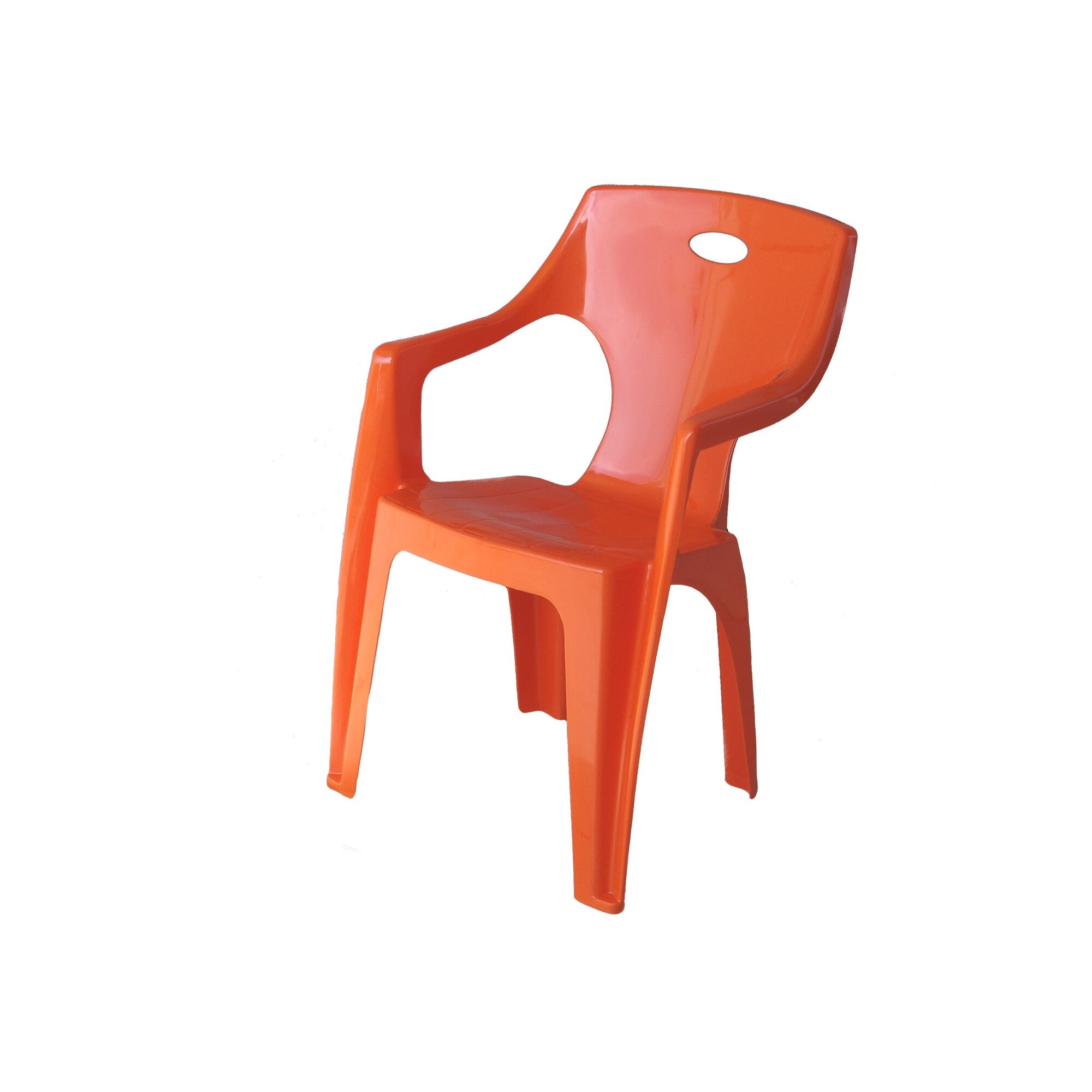 Scaun copii pentru gradina, plastic, 27 x 37 x 32 cm, Rezistent la radiatii solare