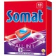 Detergent pentru masina de spalat vase Somat All In One, actiune puternica, 48 tablete