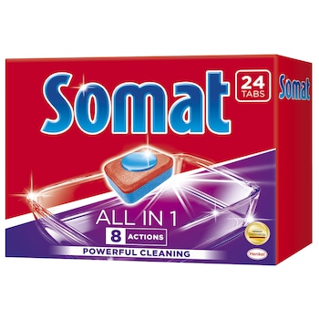 Detergent pentru masina de spalat vase Somat All in one, 24 tablete Detergent pentru masina de spalat vase Somat All in one, 24 tablete
