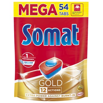 Detergent pentru masina de spalat vase Somat Gold, 54