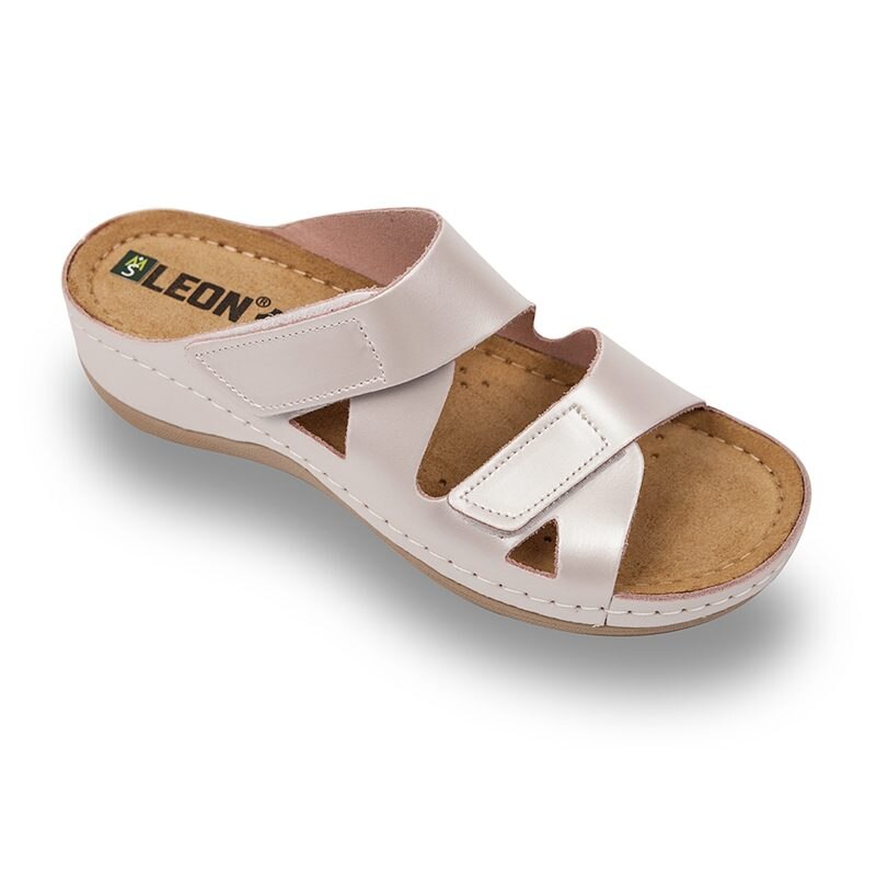 Papuci Medicali Dama din Piele 906 - Perla