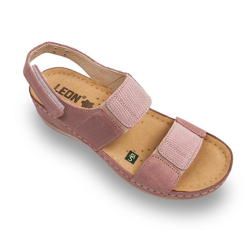 Sandale Medicali Dama din Piele 945 - Rose