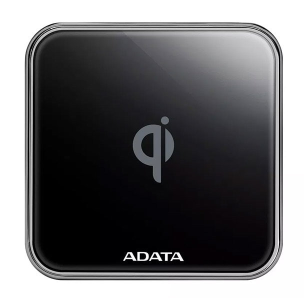 Incarcator wireless ADATA Qi ACW0100, 10W, Metal, Black