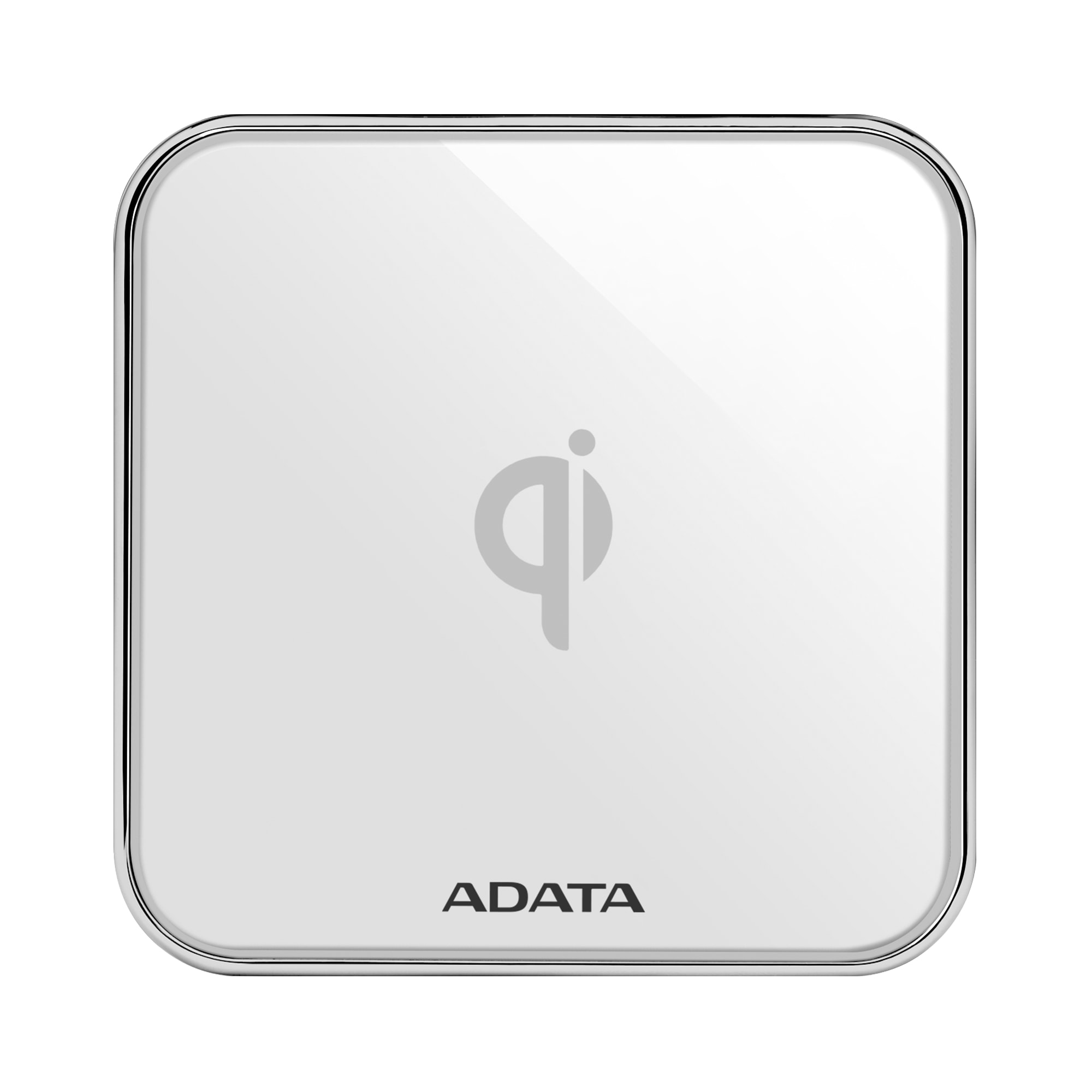Incarcator wireless ADATA Qi ACW0100, 10W, Metal, White