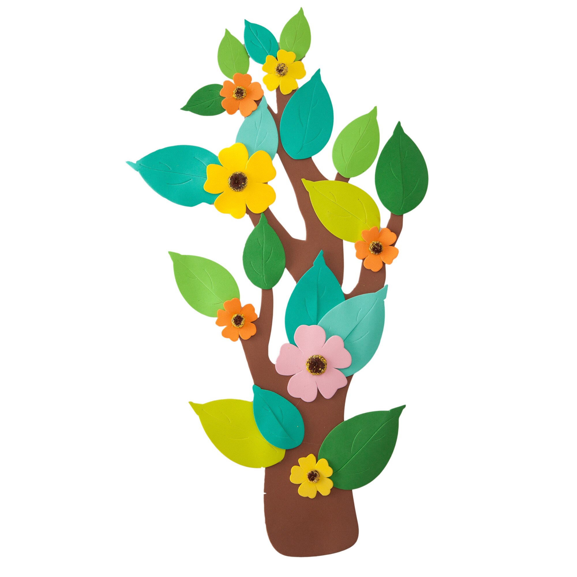 Set sticker decorativ copacel de primavara