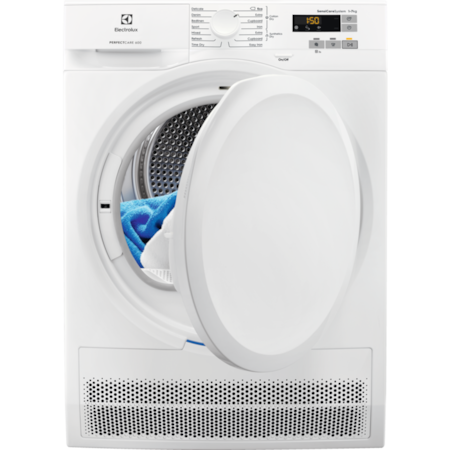 Uscator de rufe Electrolux EW6C527P, PerfectCare600, Condensare, 7 kg, LCD, Alb