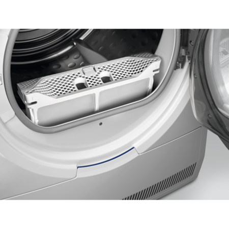 Uscator de rufe Electrolux EW8H258B, PerfectCare800, pompa de caldura, 8 kg, Clasa A++, Display LCD, Alb