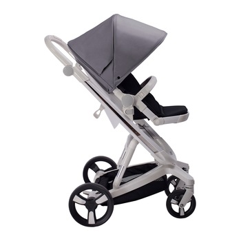 Carucior Bebumi Space, gri, cu frana automata Carucior Bebumi Space, gri, cu frana automata