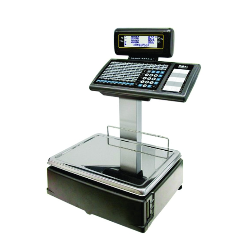 Cantar cu imprimanta de etichete Dibal 500 MISTRAL-525 DOUBLE BODY 6/15 kg