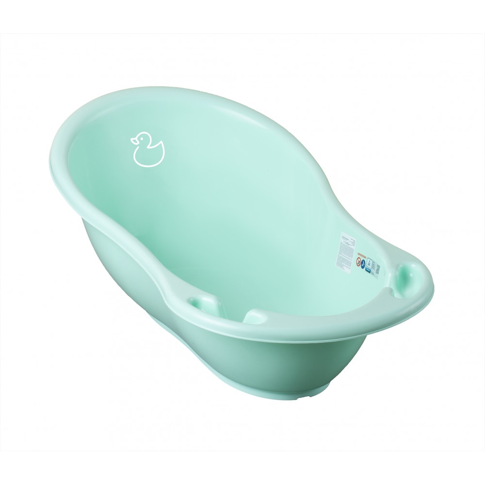 Cadita Tega Baby Duck 86 cm cu senzor de temperatura Mint