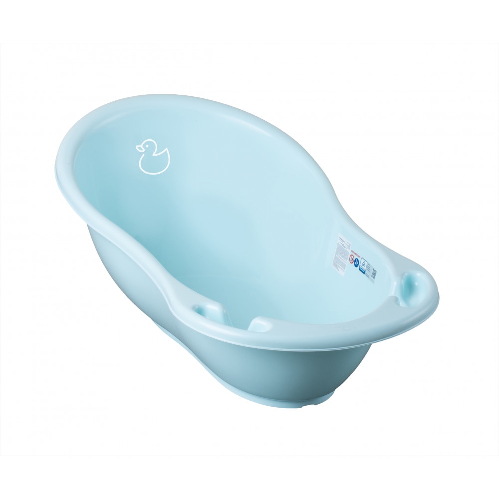 Cadita Tega Baby Duck 86 cm cu senzor de temperatura Albastru