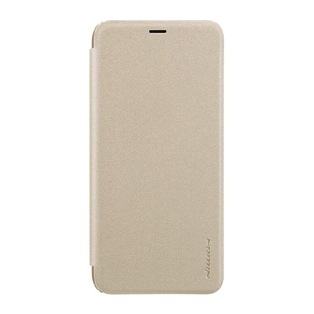 Husa flip Nillkin Sparkle pentru Samsung Galaxy J4 2018, auriu
