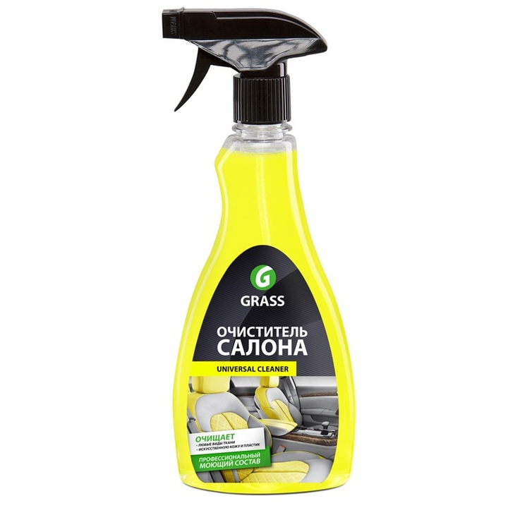 Solutie pentru interior auto cu pulverizator UNIVERSAL CLEANER Grass 500ml