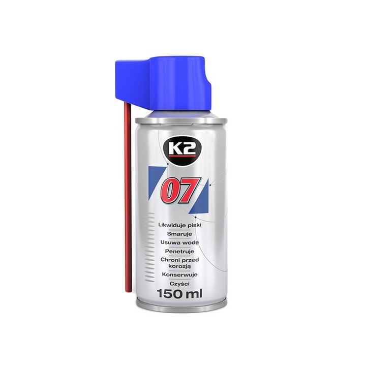 Zsírtalanító és kenő spray 007 150ml K2