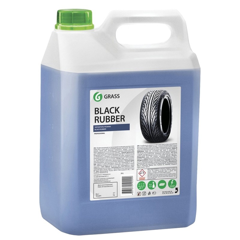 Polish anvelope pe baza de apa BLACK RUBBER Grass 5.7L
