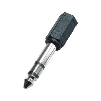 Adaptorul audio stereo Jack de la 3.5 mm la 6.3 mm Adaptorul audio stereo Jack de la 3.5 mm la 6.3 mm