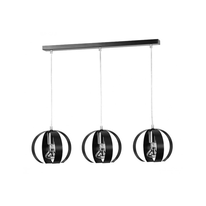 Полилей Emibig Dino, 3X60W, Черен