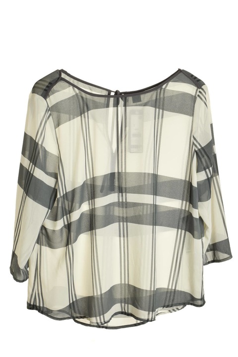 Bluza dama, s.Oliver, Poliester, Crem/Gri, 42 EU