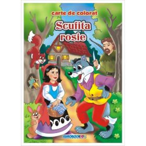 Scufita Rosie - Carte de colorat ed.2012