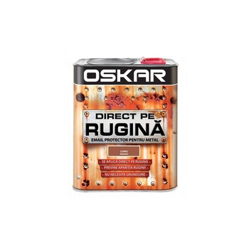 Vopsea Oskar Direct pe Rugina Email cupru metalizat 2.5L Vopsea Oskar Direct pe Rugina Email cupru metalizat 2.5L
