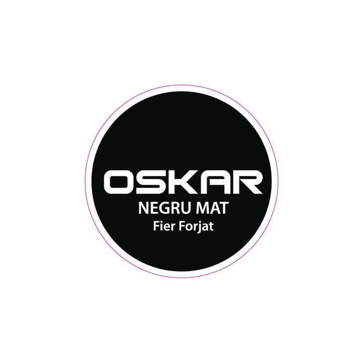 Vopsea Oskar Direct pe Rugina Negru Mat Fier Forjat 0.5l