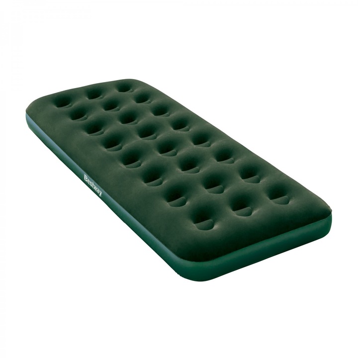 IDL Best Horizon matrac, felfújható, kempingezéshez, 2 személyes, 185x76x22 cm, vinyl anyag, zöld