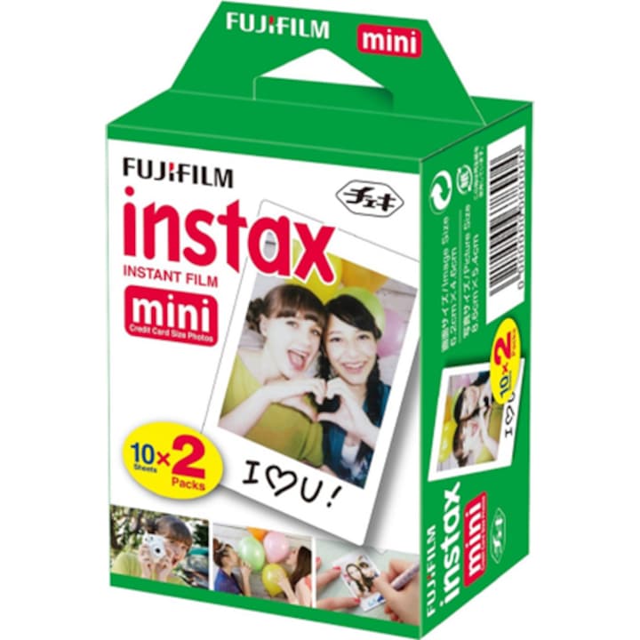Фото хартия Fujiflm Instax Mini, Инстантна, 2x10