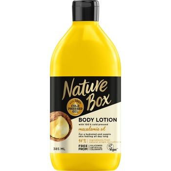 Lotiune De Corp Nature Box Macadamia, 385 ml Lotiune De Corp Nature Box Macadamia, 385 ml