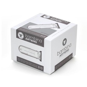 Aparat de tuns profesional Artero Bambina, Cutit din carbon si crom, 100 x 30 x 40 mm, Alb/Argintiu Aparat de tuns profesional Artero Bambina, Cutit din carbon si crom, 100 x 30 x 40 mm, Alb/Argintiu