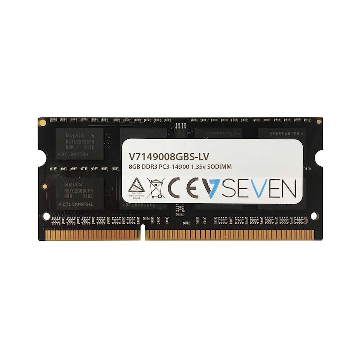 ΠΠ°ΠΌΠ΅Ρ, V7, 8GB, DDR3, 1866MHz, CL13 Π±Π΅Π· ecc, SODIMM, PC3-14900 1.35v