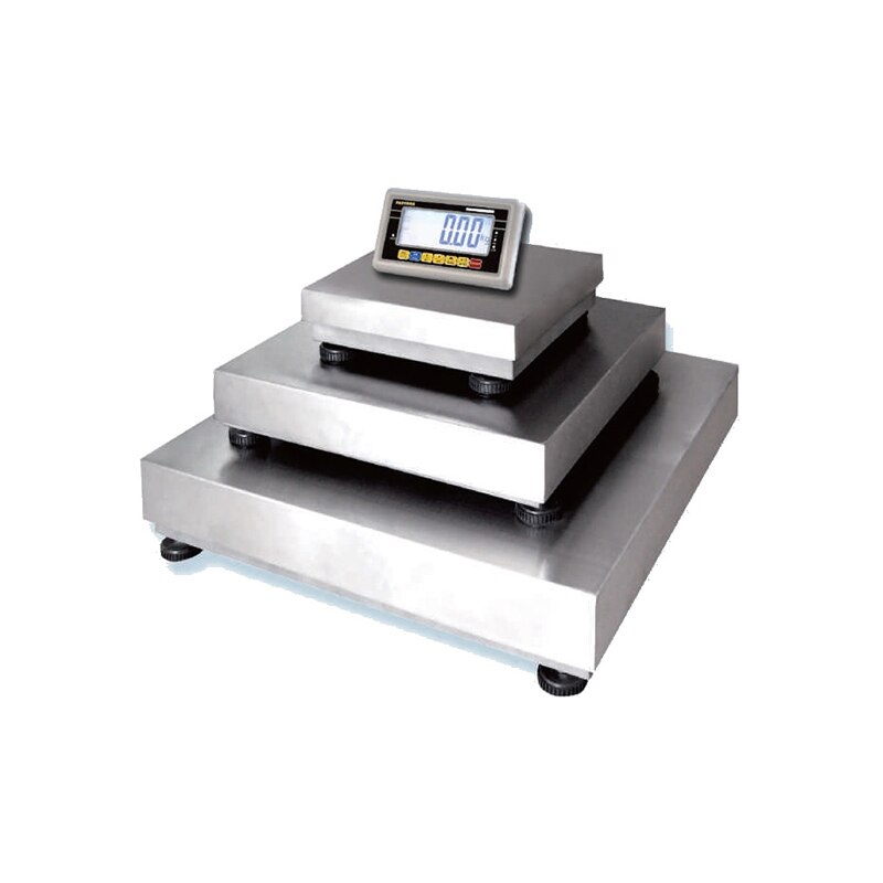Cantar platforma Partner PIBS 300 kg, complet INOX, dimensiune platan 60x60 cm