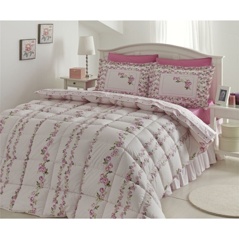 Set pentru dormitor din bumbac, ranforce, NOBLE, 1 pers, 180x260 cm, 5 piese, Ozdilek