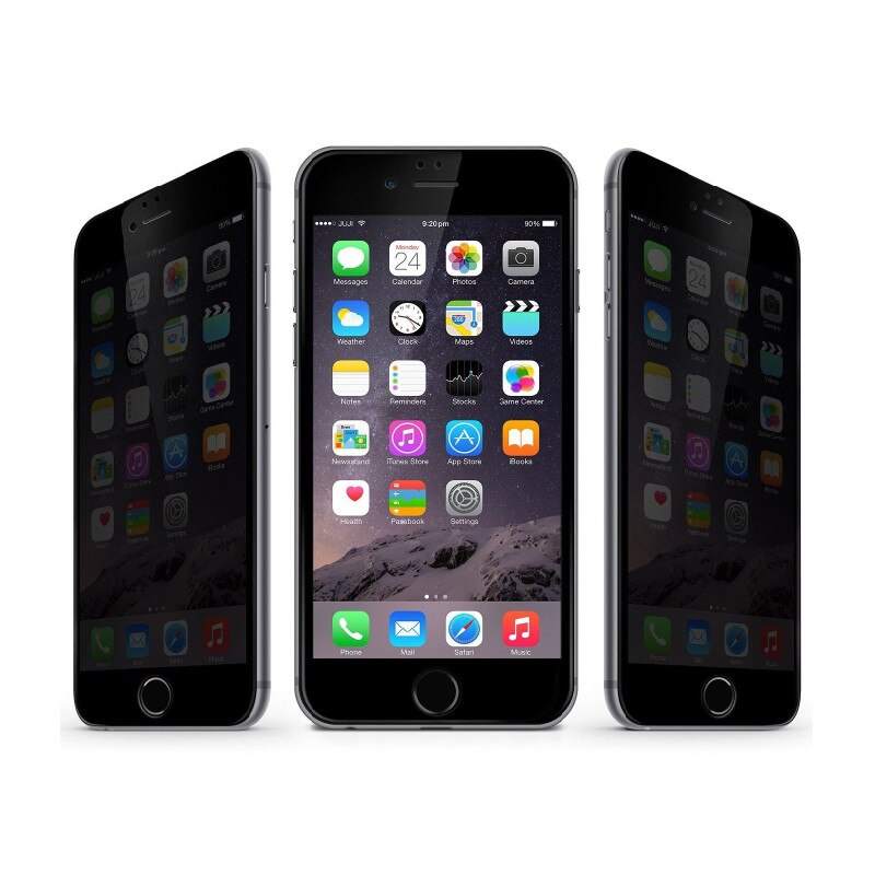 Folie sticla securizata Aisi 3D Full Glue Privacy Iphone 7 / 8 - Negru