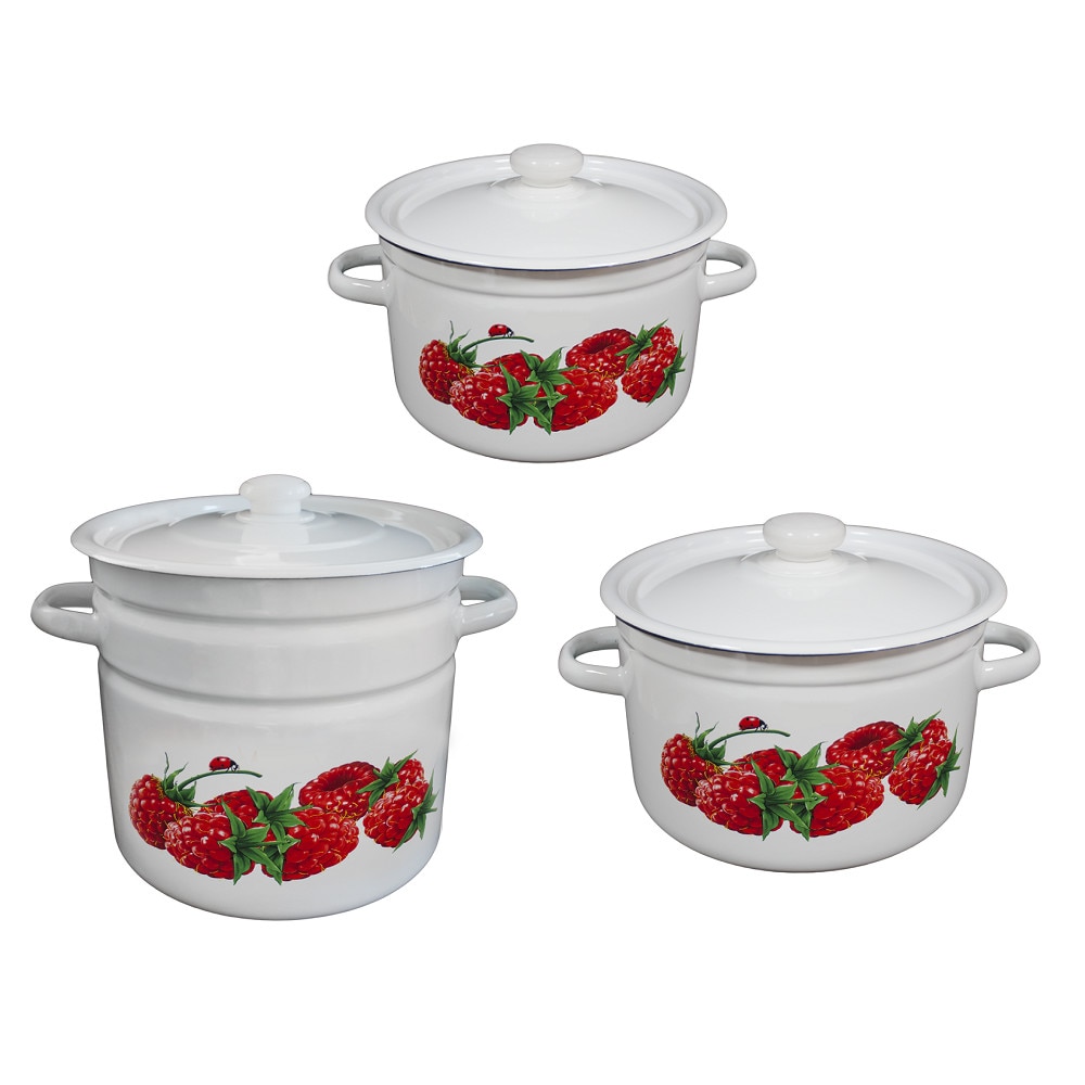 Set 3 oale MALINA emailate 2L,3L,5,5L