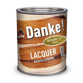 Lac colorat pentru lemn Danke 2 in 1 Fag 0.75l Lac colorat pentru lemn Danke 2 in 1 Fag 0.75l