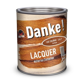 Lac colorat pentru lemn Danke 2 in 1 Tec 0.75l Lac colorat pentru lemn Danke 2 in 1 Tec 0.75l