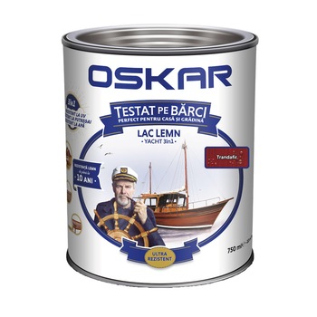 Lac pentru barci Oskar Yacht Trandafir 0.75l Lac pentru barci Oskar Yacht Trandafir 0.75l