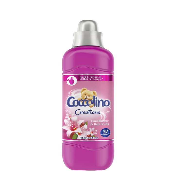 Coccolino Creations Tiare Flower & Red Fruits öblítőkoncentrátum 37 mosás, 925ml