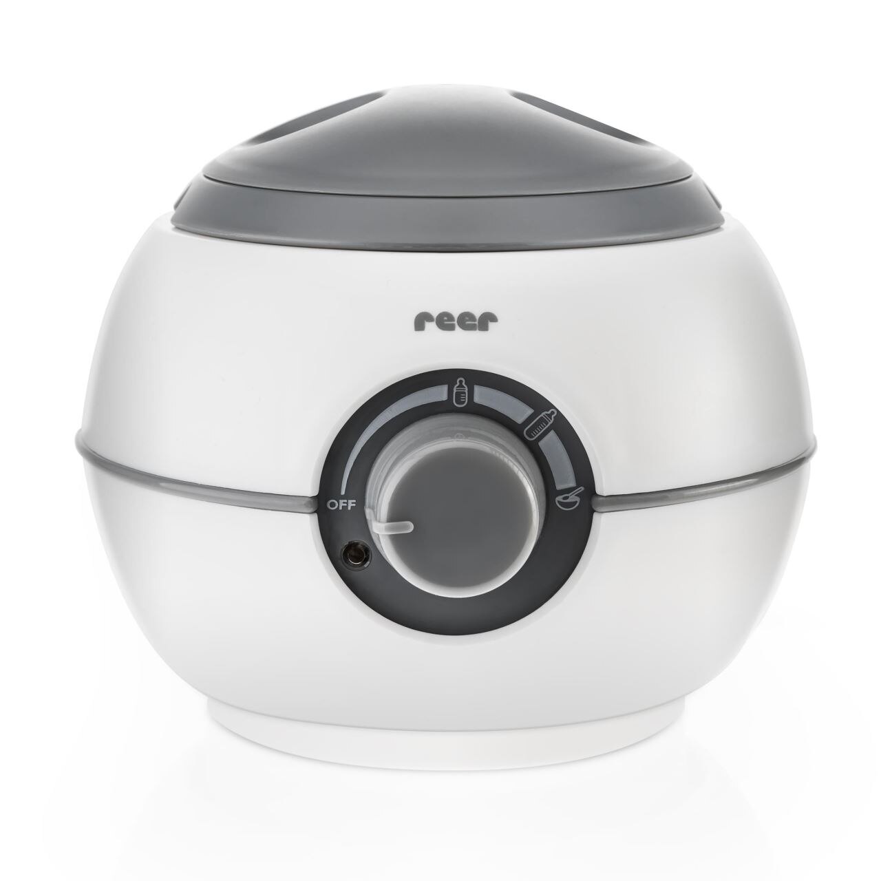 Incalzitor biberoane si borcane pentru bebelusi FoodBall, cu bol pentru incalzit mancarea, 0+ luni, Reer 33030